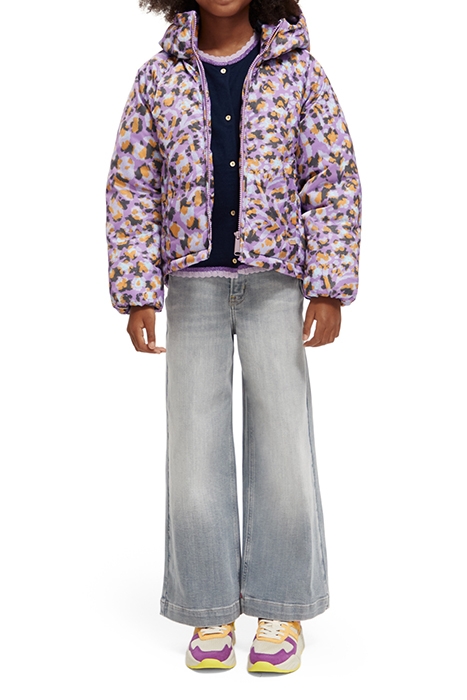 ALL-OVER PRINTED JACKET WITH REPREVE® FILLING FLORAL LEOPARD 2