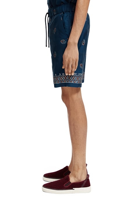 SEASONAL - RELAXED FIT BERMUDA SHORTS NIGHT SPACED PAISLEY 6
