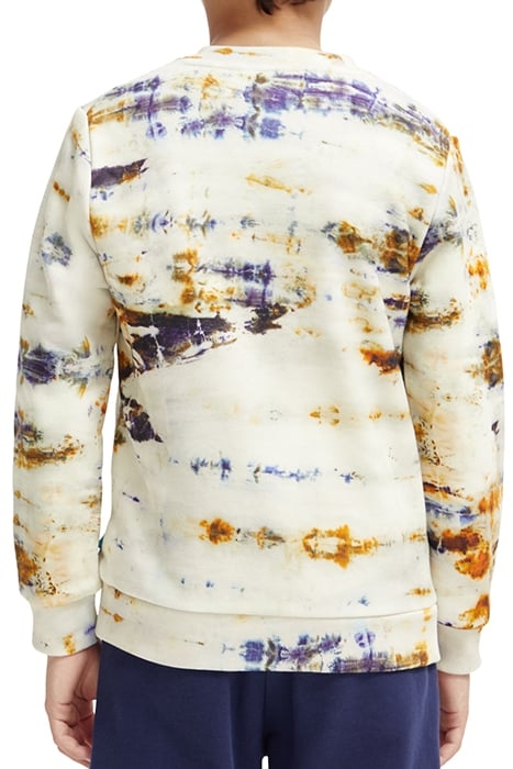 ALL-OVER PRINTED SWEATSHIRT CONTAINS ORGANIC COTTON OFF WHIT 2