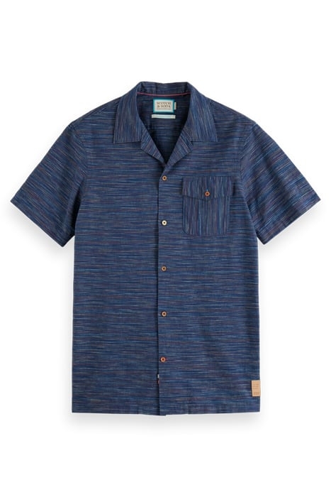 SPACED-OUT HORIZONTAL STRIPE SHIRT MULTI BLUE STRIPE 4