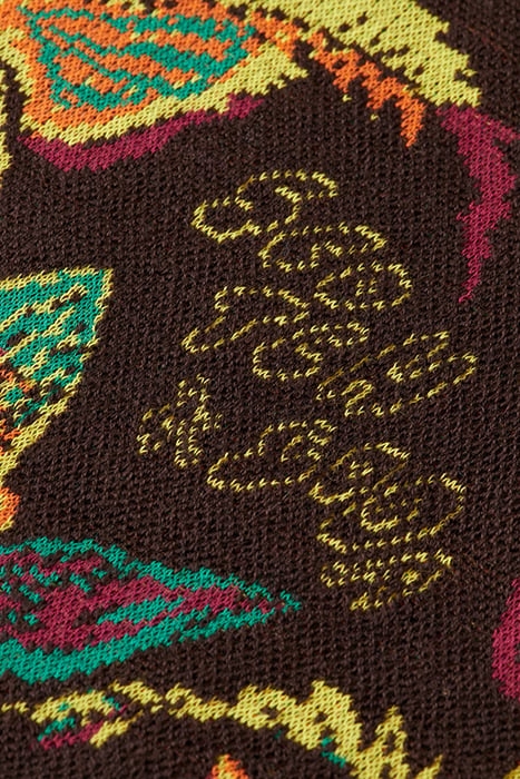 REGULAR FIT CREW NECK MERINO JAQUARD IN ORGANIC COTTON WILDF 8