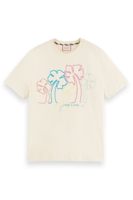 EMBROIDERED ARTWORK T-SHIRT STONE 4