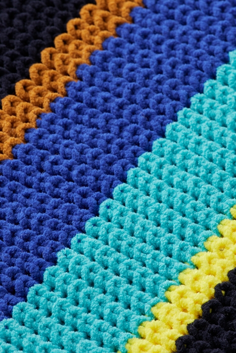 COLOURFUL TUNNEL SCARF COLOURFUL STRIPE 5