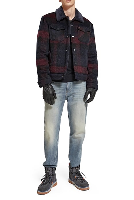 GRAIN LEATHER GLOVES BLACK 3