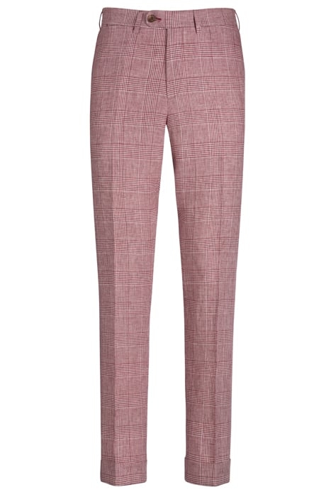 TROUSERS-RED-CHECK RED 1