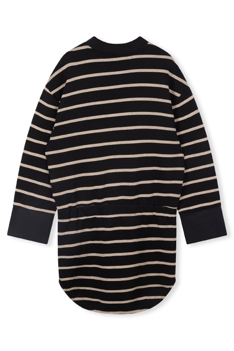 DRESS TRIPLE STRIPE BLACK/OAT 4
