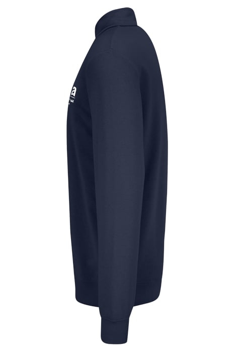 LISBON GRAPHIC HALF-ZIP SWEATER BLACK IRIS 7