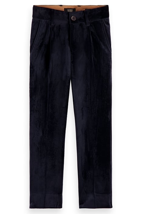 REGULAR SLIM-FIT VELVET DRESSED PANTS NIGHT 2
