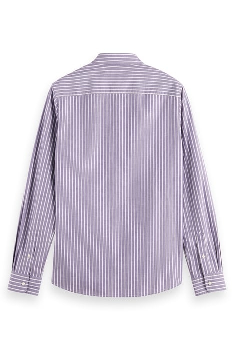 ESSENTIAL POPLIN STRIPE SHIRT LAVANDER/ VIOLET DREAM STRIPE 5