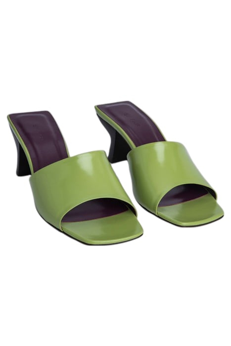 LILY LIME GREEN SEMI PATENT LEATHER 2