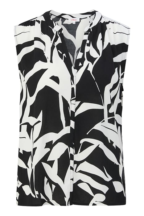 S.OLIVER BLOUSES GREY/BLACK 4