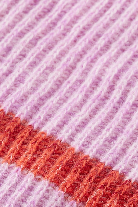 KNITTED GRADIENT SCARF WINTER SUNSET 5