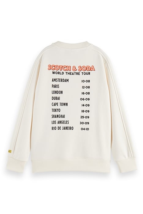 RELAXED-FIT ARTWORK SWEATSHIRT OFF WHITE 5