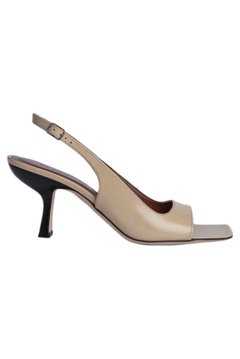 LOPEZ BEIGE SEMI PATENT LEATHER 1