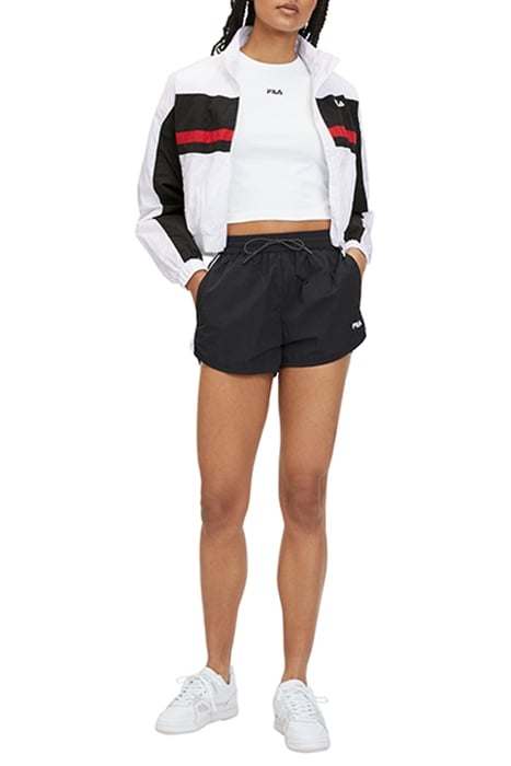LUBU CROPPED TRACK JACKET BRIGHT WHITE-BLACK 3