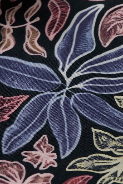 FAVE - PRINTED WASHED TWILL SHORTS NOCTURNAL FLORAL MULTI 8