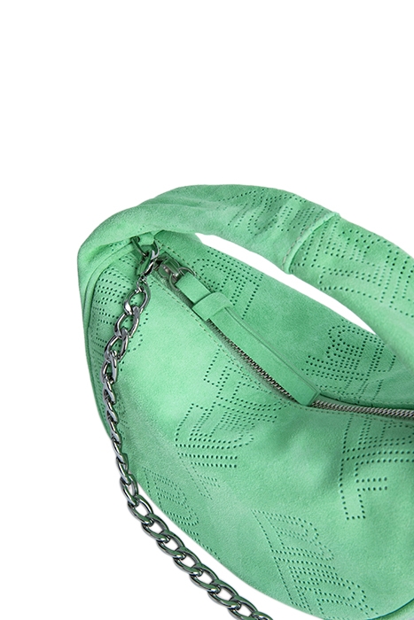 BABY CUSH SPEARMINT PERFORATED SUEDE LEATHER 2