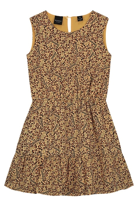 NORA DRESS SOFT ORANGE PANTHER 1