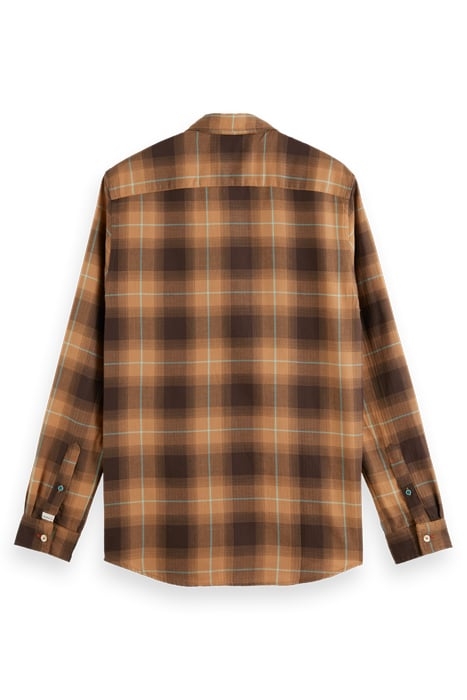 LIGHTWEIGHT HERRINGBONE SHADOW CHECK-STRIPE TOFFEE CHECK 5