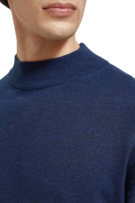 DROPPED SHOULDER BASIC MOCK IN RECYCLED POLYESTER BLEND NIGH 6