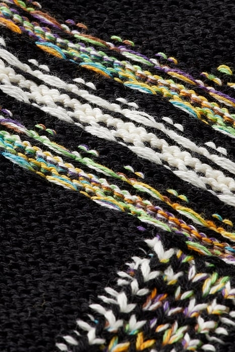 COLOURFUL STRUCTURED PULLOVER IN ORGANIC COTTON MULTICOLOUR 7