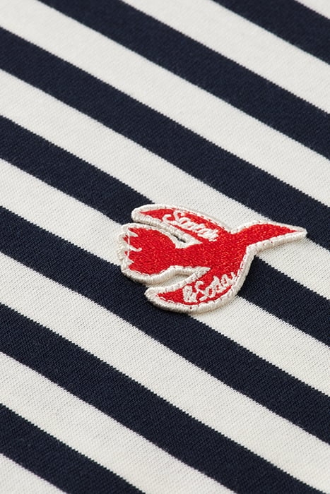 THE FREE SPIRIT PEACE BIRD STRIPED T-SHIRT IN ORGANIC COTTON 3