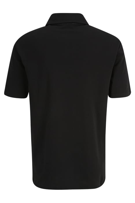 LESHAN BLOCKED POLO SHIRT BLACK-BRIGHT WHITE 4