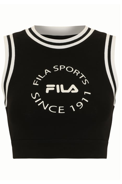 LEKKI GRAPHIC BRA TOP BLACK 4