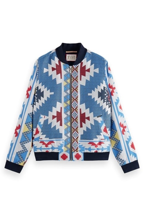 JACQUARD BOMBER JACKET MULTICOLOUR JACQUARD 4