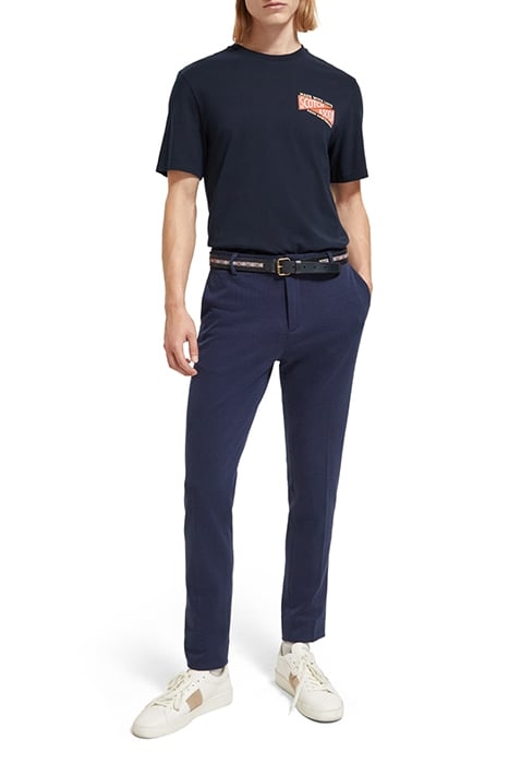 MOTT SUPER SLIM FIT CLASSIC YARN-DYED CHINO BLUE / NIGHT CHE 3