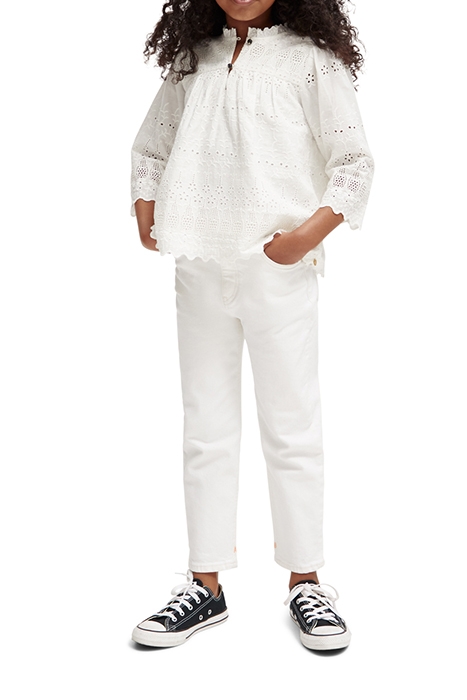 BRODERIE ANGLAISE TOP OFF WHITE 3