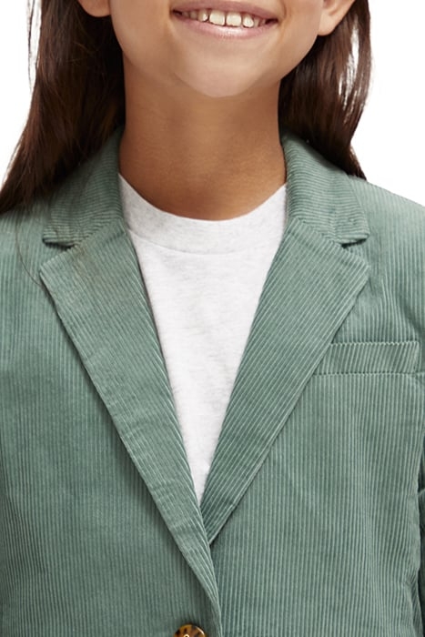 LIGHTWEIGHT CORDUROY BLAZER ARCHIVE GREEN 6
