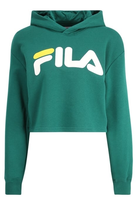 LAFIA CROPPED LOGO HOODY AVENTURINE 4