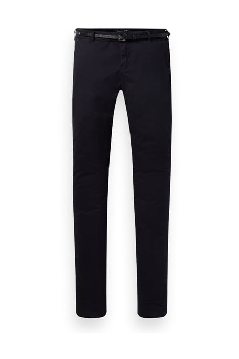 ESSENTIALS-MEDIUM WEIGHT PIMA COTTON STRETCH CHINO,WITH BELT 1