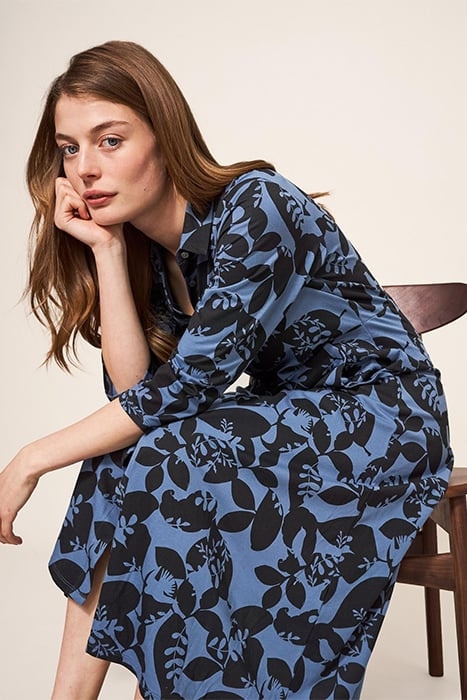 RUA JERSEY SHIRT DRE BLUE PRINTED 4