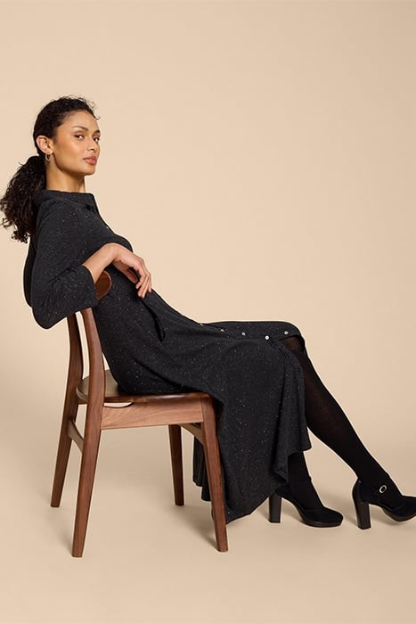 RUA SPARKLE JERSEY SHIRT DRE CHARCOAL GREY 4