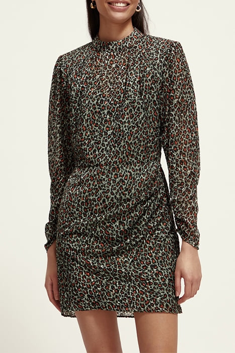 MOCK NECK MINI DRESS WITH OPEN BACK DETAIL CREATURES OF THE 1