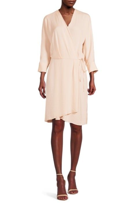 SLINKY WRAP DRESS BISQUE 1