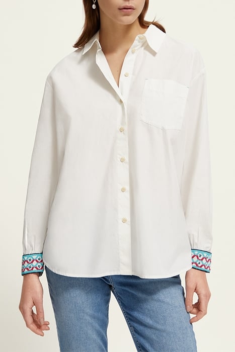 OVERSIZED SHIRT WITH POCKET WHITE 1