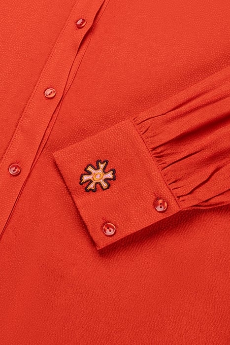 BLOUSE - MILLY PHOENIX RED 7