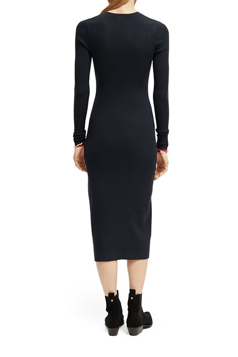 SKINNY RIB KNITTED DRESS NIGHT 3