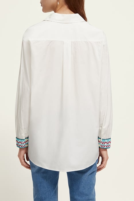 OVERSIZED SHIRT WITH POCKET WHITE 2