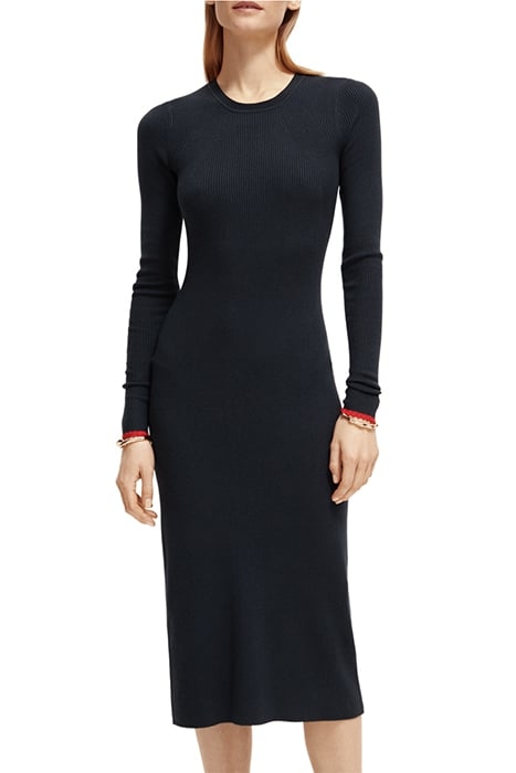 SKINNY RIB KNITTED DRESS NIGHT 1