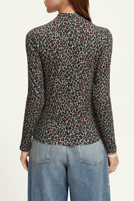 ALL OVER PRINTED MOCKNECK LONG SLEEVED SHIRT CREATURES OF TH 2