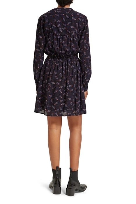 PRINTED MINI DRESS FOLK FLORAL 3