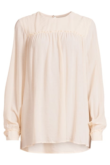 CRINKLE BLOUSE CHAMPAGNE 3