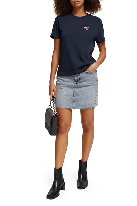 DENIM MINI SKIRT WITH PREMIUM WASH DANCE IT OUT 3