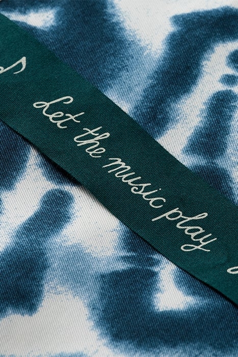 PYJAMA LOOSE FIT BLAZER DISCO TIE DYE BOTTLE GREEN 8