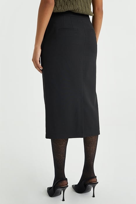 SKIRT MEDIUM LENGTH BLACK 2