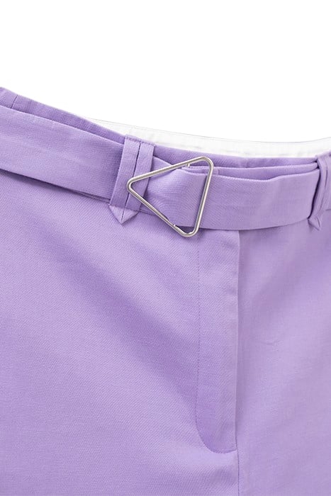 LILAC HIGH-WAIST SHORTS WITH REMOVABLE BELT 5